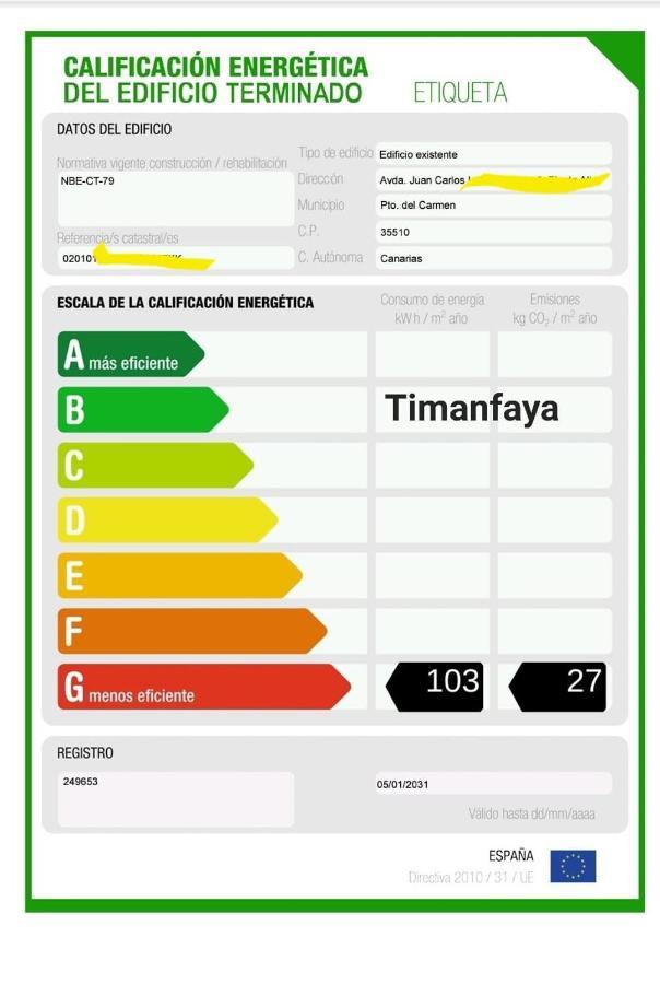 Vivienda Vacacional Timanfaya Puerto del Carmen  Eksteriør bilde